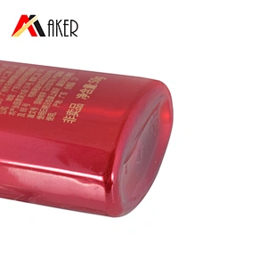 wholesale special mini 60ml red pearl shampoo plastic pet bottle with black screw cap