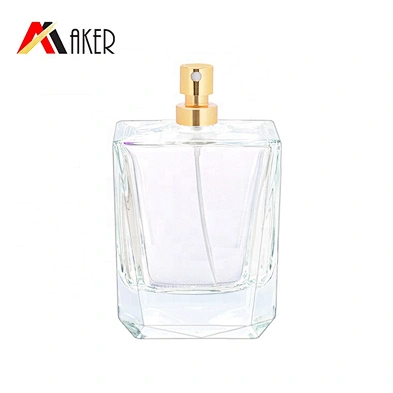 2020 Hottest wholesale luxury design empty clear glass spray perfume bottle 100ml