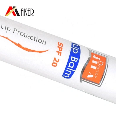 Hot sale custom 15ml LDPE plastic white squeeze empty lip gloss tube container