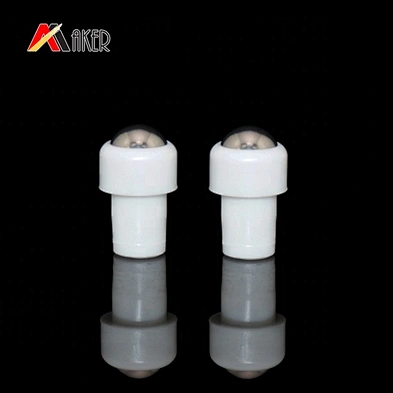 Wholesale stainless steel roll on balls roller ball with pp plastic holder for cosmetic roll on bottle