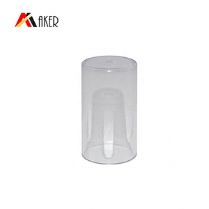 Empty 30ml 50ml Luxury Red Color Round hand Cream plastic squeeze tubes for cosmetics with pump