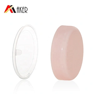 Wholesale round pink big 100g PP plastic cosmetic face cream jar with inner cap and screw lid