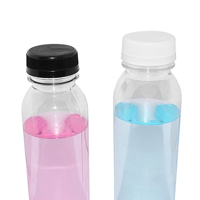 empty milk tea plastic pet bpa free juice screw cap clear beverage coffee drinking disposable water bottle