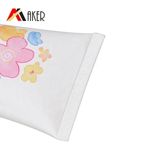 China Supplier 150ml offset printing shower gel matte white cosmetic plastic tube with flip top lid