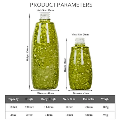 luxury custom skin care personal care lotion pump glass bottle for lotion cream cosmetic packaging beauty packaging
