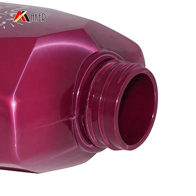 New design 500ml PET plastic empty refillable shampoo bottle OEM with black plastic lotion pump