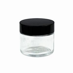 glass eye cream jars cosmetic face cream jar with gold cap glass jar skincare packaging