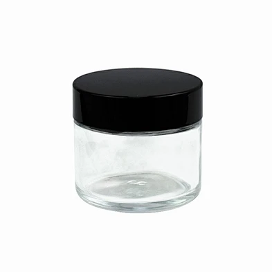 glass eye cream jars cosmetic face cream jar with gold cap glass jar skincare packaging
