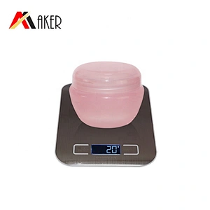 Custom 30ml Pink Oval Single Wall PP Plastic Lip Scrub Packaging with Screw Cap