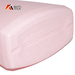 2L Pink HDPE plastic ladundry detergent bottle with screw cap for wholesale