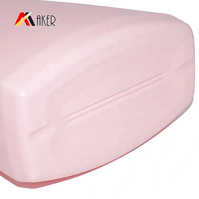 2L Pink HDPE plastic ladundry detergent bottle with screw cap for wholesale