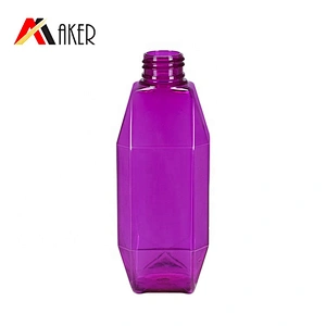 China  supplier 200ml plastic pet custom purple empty body lotion bottle with lotion pump