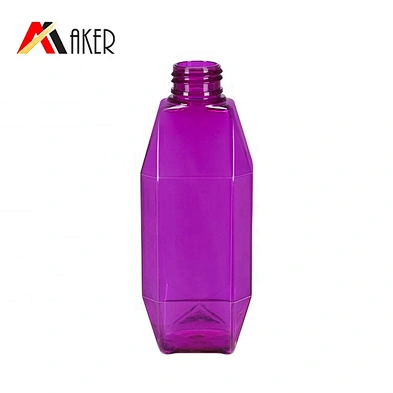 China  supplier 200ml plastic pet custom purple empty body lotion bottle with lotion pump