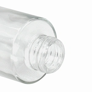 cosmetic glass bottle essential oil packaging personal care clear child proof dropper bottle