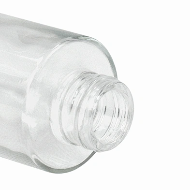cosmetic glass bottle essential oil packaging personal care clear child proof dropper bottle