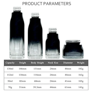 custom luxury personal care packaging cosmetic lotion cream skin care glass jars and bottles