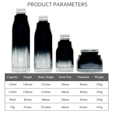 custom luxury personal care packaging cosmetic lotion cream skin care glass jars and bottles