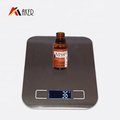 China factory 20ml amber boston round cosmetic essential oil glass serum bottle with cap