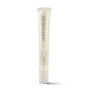 Factory 20g white LDPE plastic cosmetic massage roller tube with roller ball applicator and clear plastic screw cap