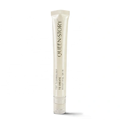 Factory 20g white LDPE plastic cosmetic massage roller tube with roller ball applicator and clear plastic screw cap