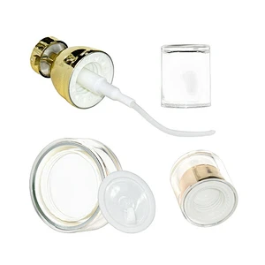 New Design Low MOQ Customize  Lotion Bottle Frosted Cosmetic Packaging Set  Body Face Glass Cream for Skin Care
