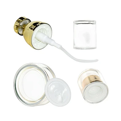 New Design Low MOQ Customize  Lotion Bottle Frosted Cosmetic Packaging Set  Body Face Glass Cream for Skin Care