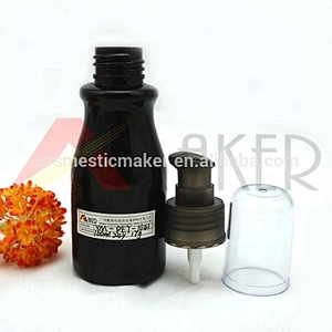 Wholesale 100ml Black Plastic PET Container Matte Empty Cosmetic Lotion Bottle