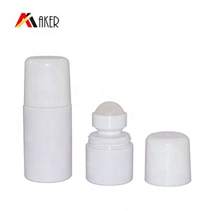 Factory supply high quality 60ml PP plastic deodorant roll on bottle