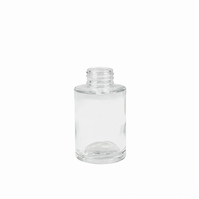 cosmetic clear glass bottle essential oil packaging personal care clear child proof cosmetic dropper bottle with dropper