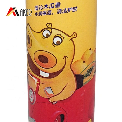 Wholesale 120ml LDPE plastic printed cosmetic tube for face wash with acrylic cover