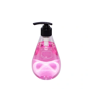 Wholesale 500ml empty clear plastic hand sanitizer bottles with black lotion pump