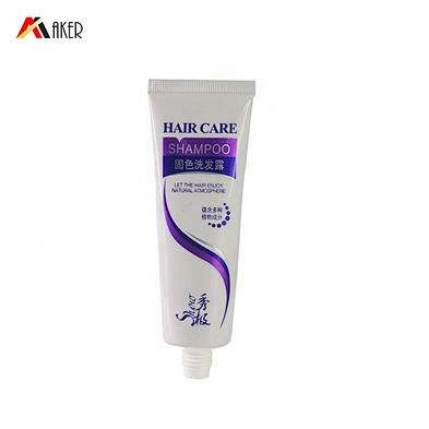 High glossy empty aluminum cosmetic plastic ABL laminated tube for skin care shampoo 50ml