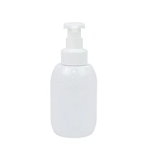 factory in stock 500ml plastic pet foam pump cream bottle for face clean body cream shampoo