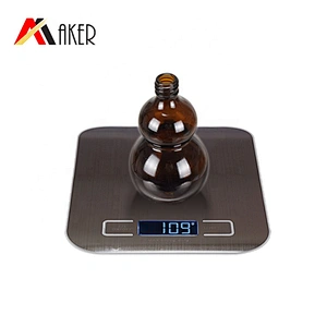 Wholesale cucurbit special 100ml amber cosmetic essential oil glass bottle with gold aluminum cap