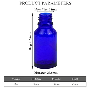 wholesale cheap empty 15ml personal care glass essential oil packaging serum essential oil dropper pump bottle
