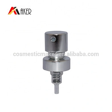 High quality silver aluminum perfume pump fine mist sprayer bayonet version