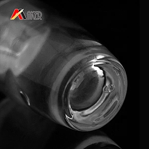 Factory price unique round clear color 30ml cosmetic essence serum glass dropper bottle