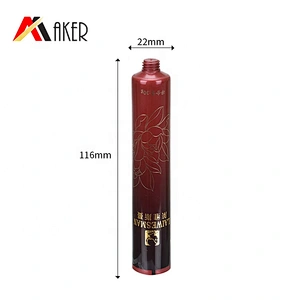 Hot sale 30ml round pe cosmetic cream tube packaging with hot stamping logo