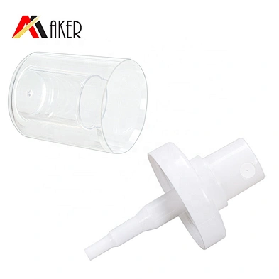 White cylinder 80ml 100ml 120ml 150ml empty PET cosmetic toner plastic spray bottle with mist sprayer