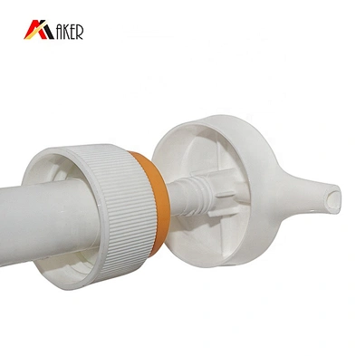 China Suppliers 32/410 custom shape white PP plastic screw lotion dispenser pump