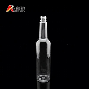 Clear empty 200ml boston round PET plastic mosquito repellent liquid bottle