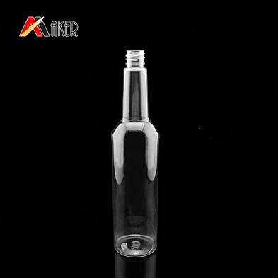 Clear empty 200ml boston round PET plastic mosquito repellent liquid bottle