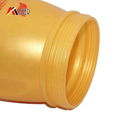 1000ml round PE cosmetic plastic hair mask cream jar packaging with screw cap