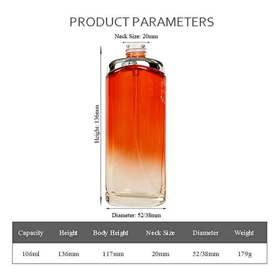 factory direct luxury transparent 100ml personal care lotion skin care cream cosmetic empty packaging glass bottle
