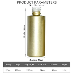 luxury 4oz 120ml cream bottle glass packaging factory custom personal care skin care glass lotion pump bottle