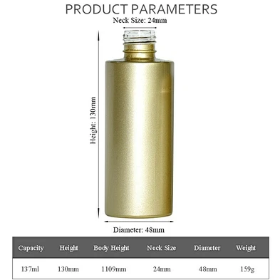 luxury 4oz 120ml cream bottle glass packaging factory custom personal care skin care glass lotion pump bottle