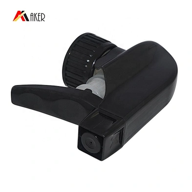 Factory black 28/400 plastic hand clean trigger sprayer for spray bottle