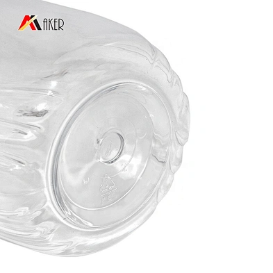 Newest design wholesale price 740ml empty clear PET plastic lotion bottle with pump