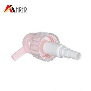 Luxury pink 32/410 plastic cosmetic shampoo lotion dispenser pump for personal care bottles