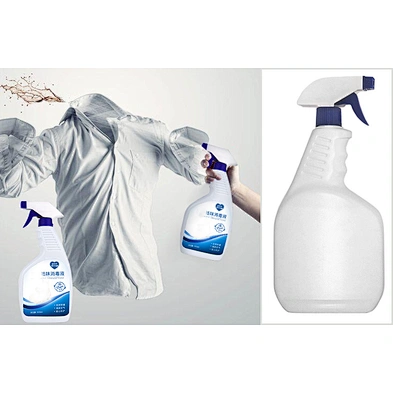 Factory supply wholesale price empty white 1000ml plastic HDPE trigger spray bottle